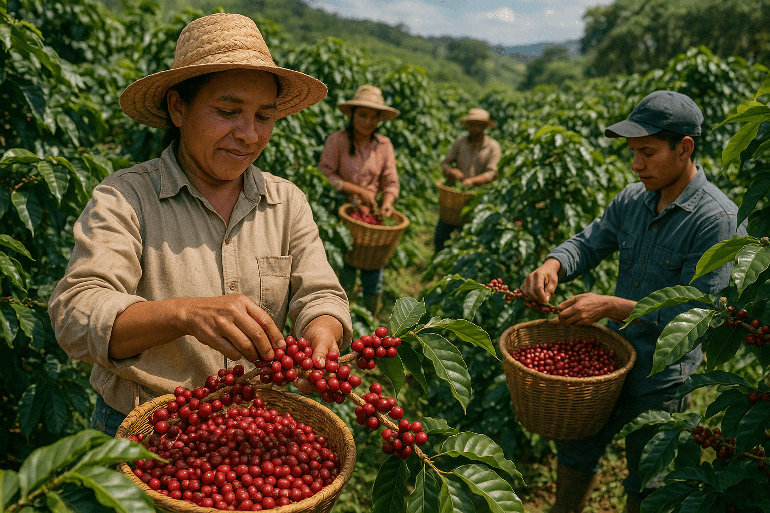 Coffee Bean Harvest