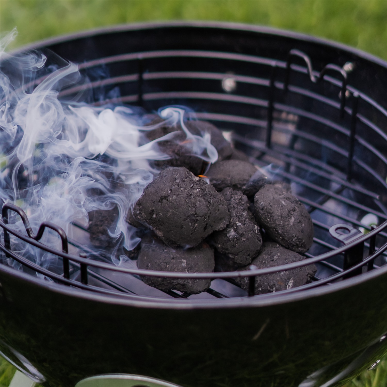 Charcoal on a Grill