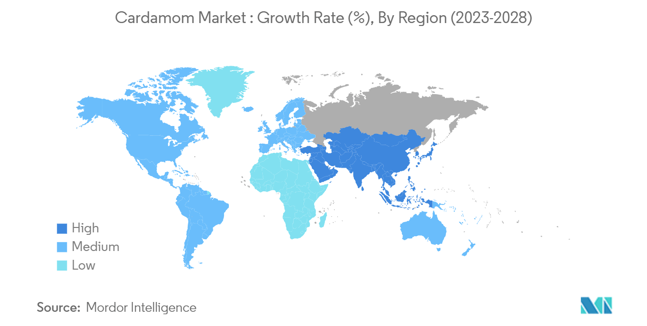 Global Cardamom Shipping Map