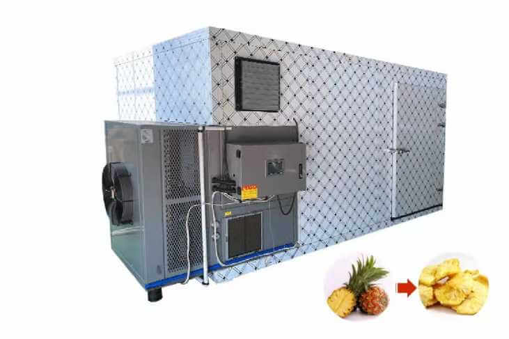 Pineapple Slicing Process