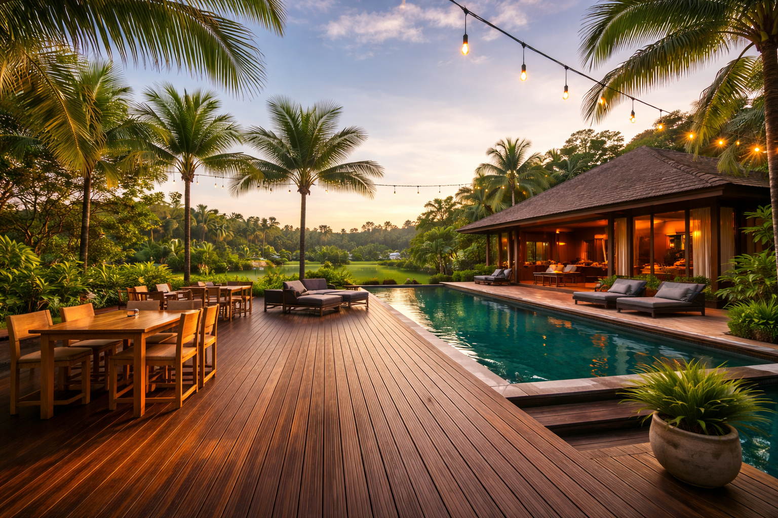 Ulin Ironwood Villa Decking