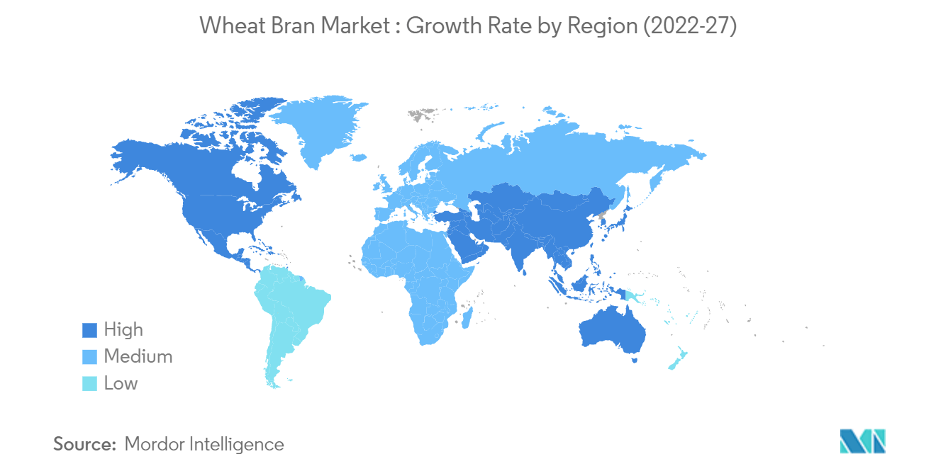 Global Wheat Bran Shipping Map